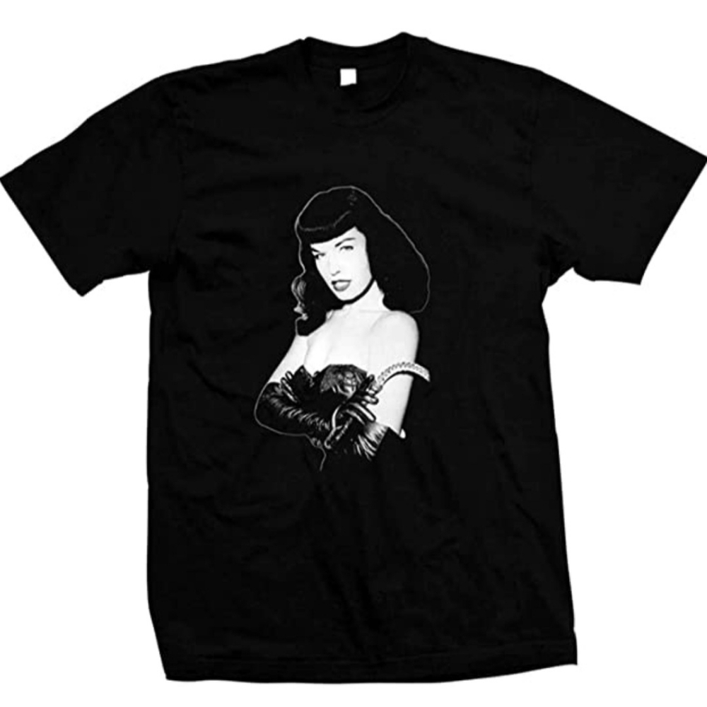 T-shirt Bettie and her whip!